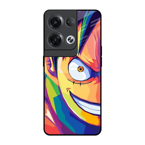 Monkey Wpap Pop Art Glossy Case for Oppo Reno8 Pro 5G