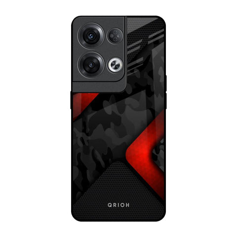 Modern Camo Abstract Glossy Case for Oppo Reno8 Pro 5G