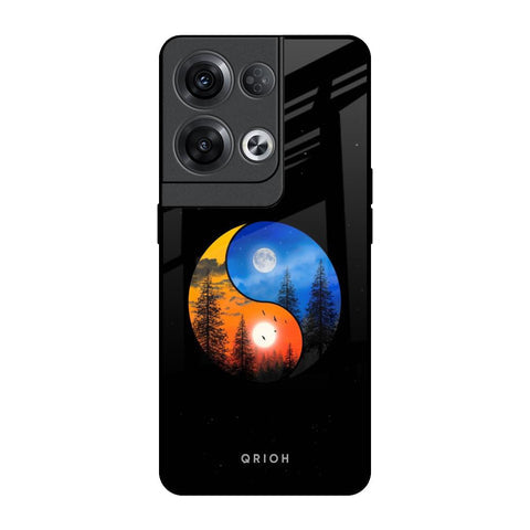 Yin Yang Balance Glossy Case for Oppo Reno8 Pro 5G