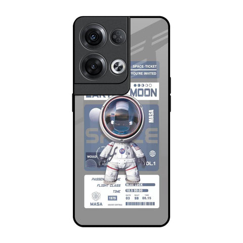 Space Flight Pass Glossy Case for Oppo Reno8 Pro 5G