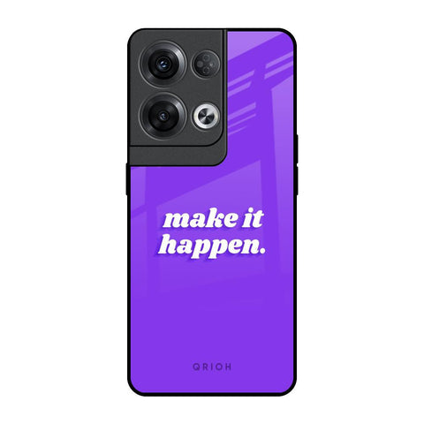 Make it Happen Glossy Case for Oppo Reno8 Pro 5G