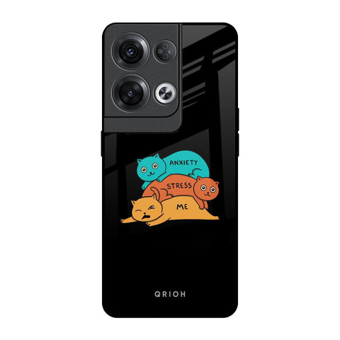 Anxiety Stress Glossy Case for Oppo Reno8 Pro 5G