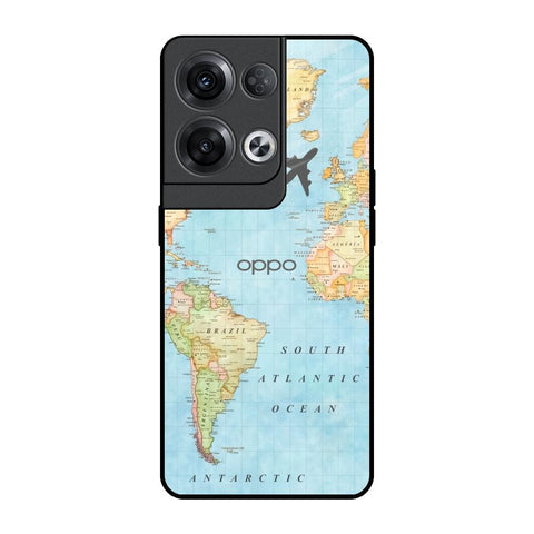 Fly Around The World Glossy Case for Oppo Reno8 Pro 5G