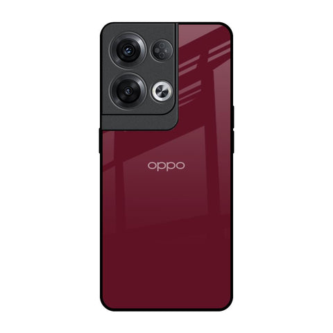 Classic Burgundy Glossy Case for Oppo Reno8 Pro 5G