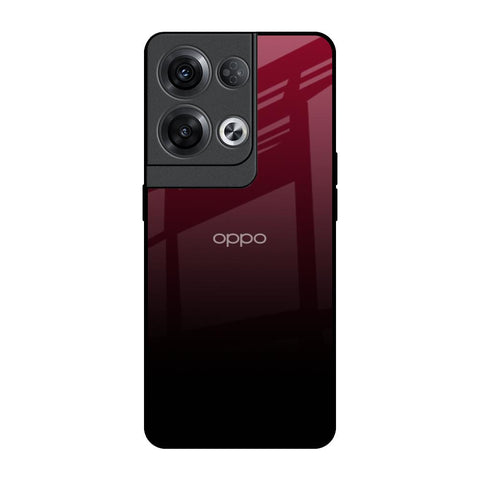Wine Red Glossy Case For Oppo Reno8 Pro 5G