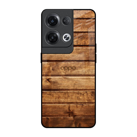 Wooden Planks Glossy Case for Oppo Reno8 Pro 5G