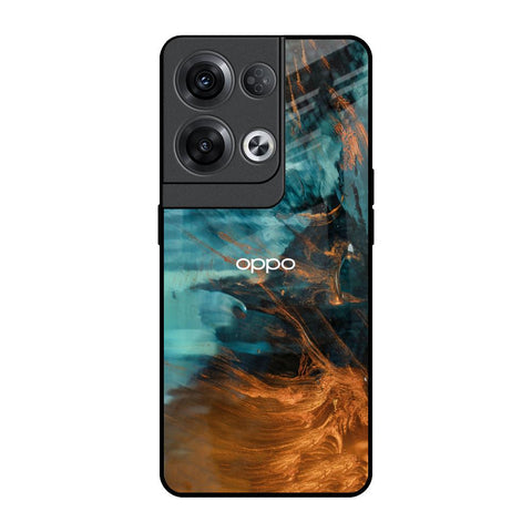 Golden Splash Glossy Case for Oppo Reno8 Pro 5G
