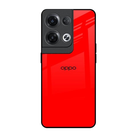 Blood Red Glossy Case for Oppo Reno8 Pro 5G
