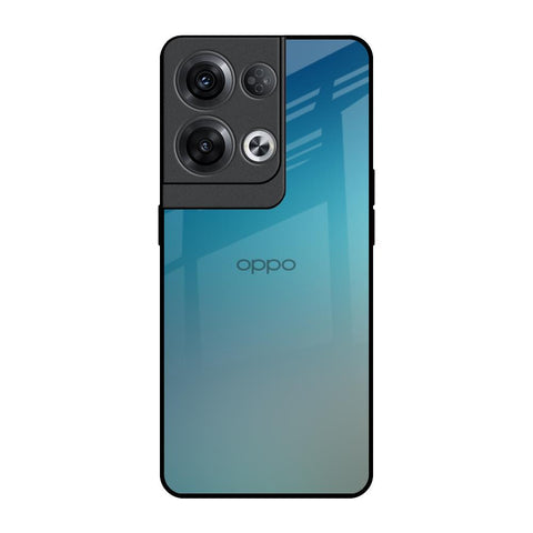 Sea Theme Gradient Glossy Case for Oppo Reno8 Pro 5G