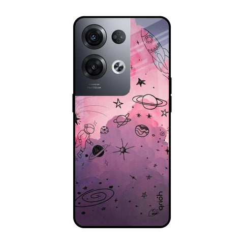 Space Doodles Glossy Case for Oppo Reno8 Pro 5G