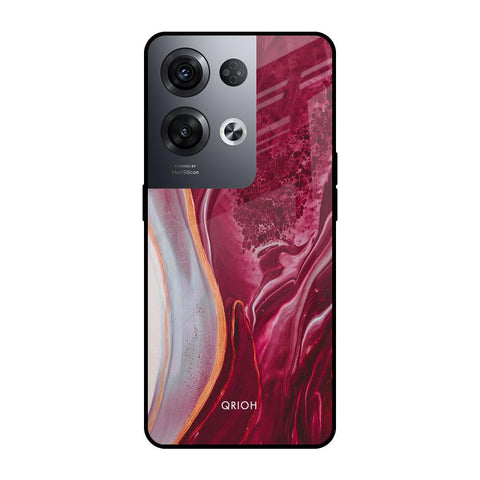 Crimson Ruby Glossy Case for Oppo Reno8 Pro 5G