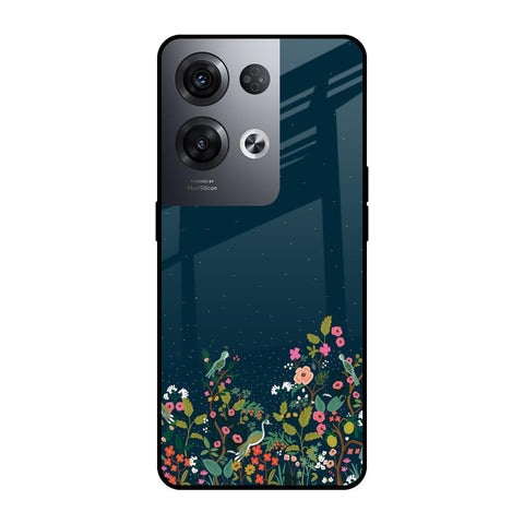 Small Garden Glossy Case For Oppo Reno8 Pro 5G