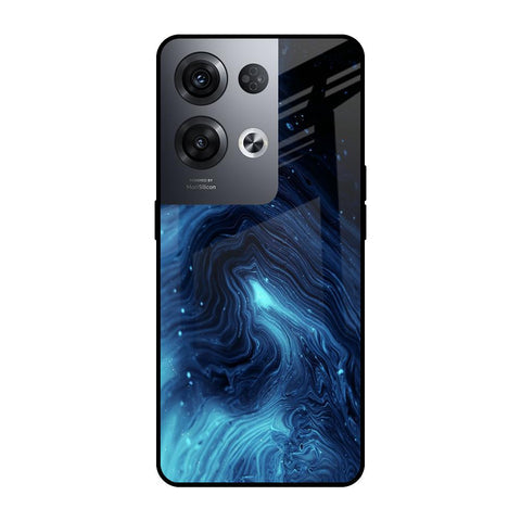 Dazzling Ocean Gradient Glossy Case For Oppo Reno8 Pro 5G