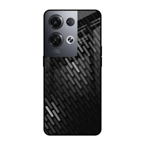 Dark Abstract Pattern Glossy Case For Oppo Reno8 Pro 5G