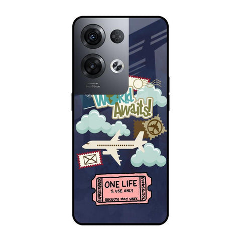 Tour The World Glossy Case For Oppo Reno8 Pro 5G