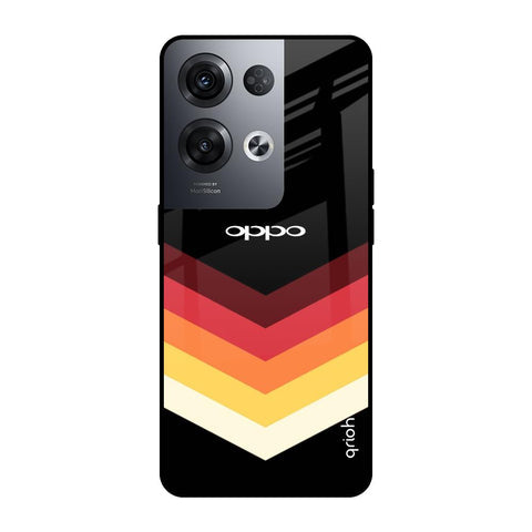 Abstract Arrow Pattern Glossy Case For Oppo Reno8 Pro 5G