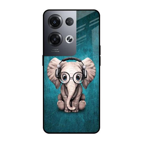 Adorable Baby Elephant Glossy Case For Oppo Reno8 Pro 5G