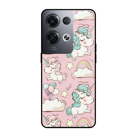 Balloon Unicorn Glossy case for Oppo Reno8 Pro 5G