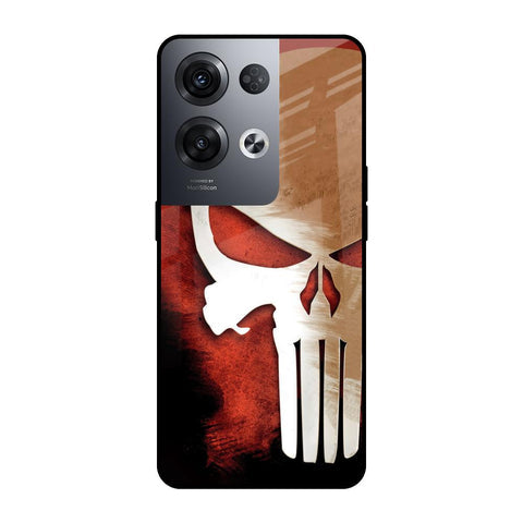 Red Skull Glossy Case for Oppo Reno8 Pro 5G