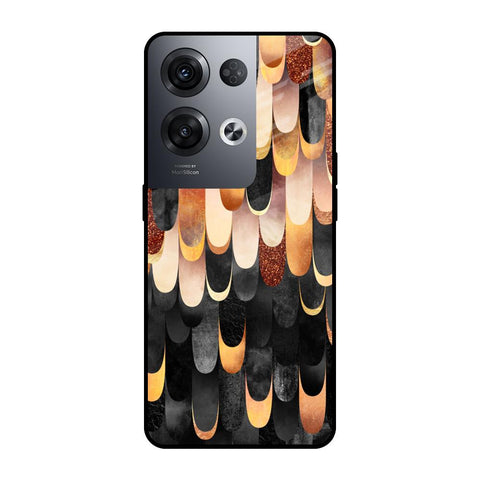Bronze Abstract Glossy Case for Oppo Reno8 Pro 5G