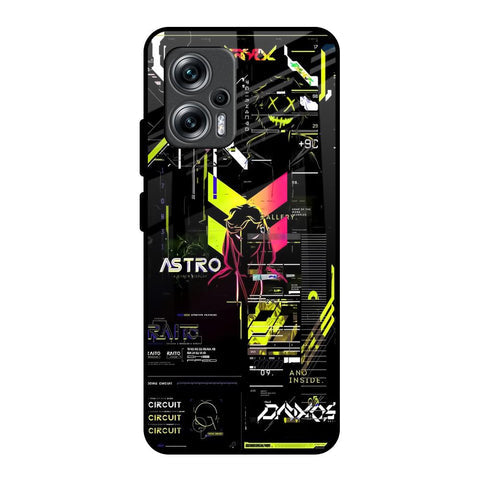 Astro Glitch Glossy Case for Redmi K50i 5G