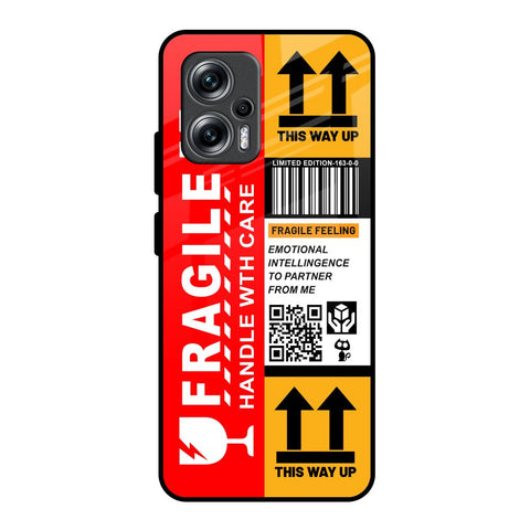 Handle With Care Glossy Case for Redmi K50i 5G
