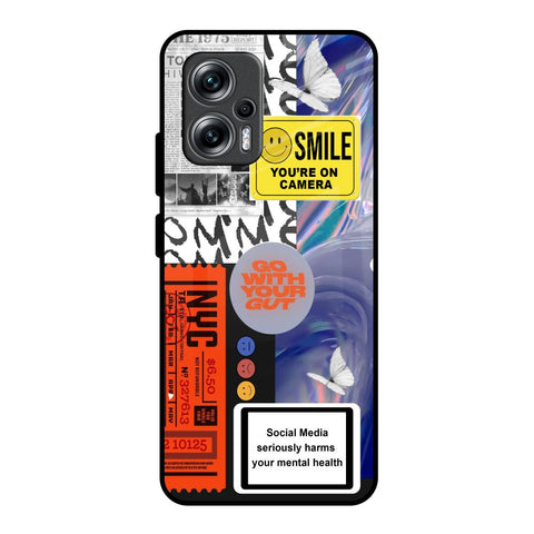 Smile for Camera Glossy Case for Redmi K50i 5G