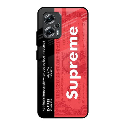 Supreme Ticket Glossy Case for Redmi K50i 5G