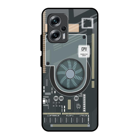 Motherboard Circuit Glossy Case for Redmi K50i 5G