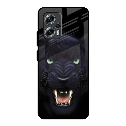 Angry Black Leopard Glossy Case for Redmi K50i 5G