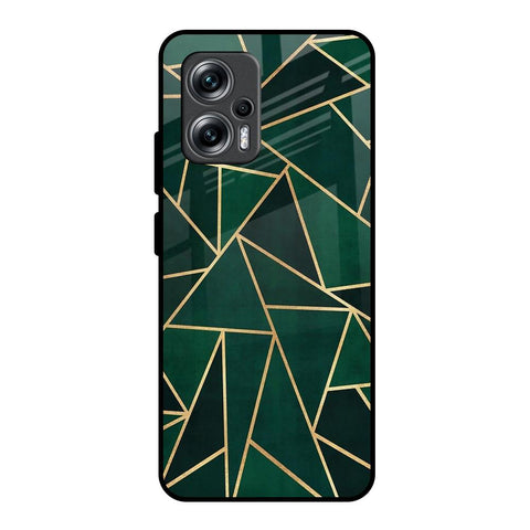 Abstract Green Glossy Case For Redmi K50i 5G