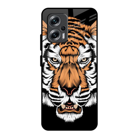 Angry Tiger Glossy Case For Redmi K50i 5G