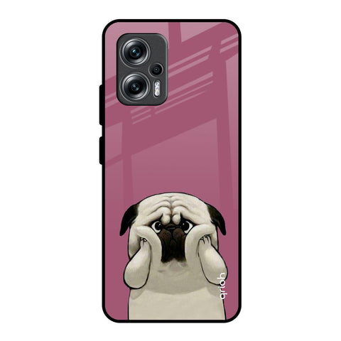 Funny Pug Face Glossy Case For Redmi K50i 5G
