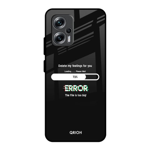 Error Glossy Case for Redmi K50i 5G
