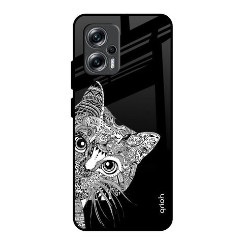 Kitten Mandala Glossy Case for Redmi K50i 5G