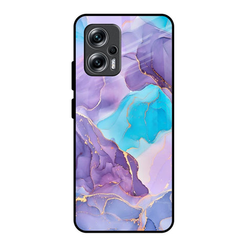 Alcohol ink Marble Glossy Case for Redmi K50i 5G