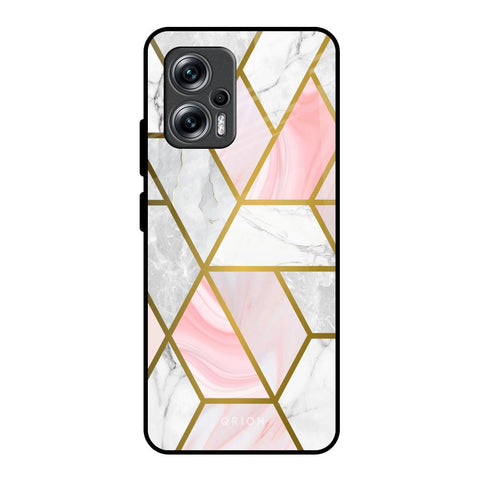 Geometrical Marble Glossy Case for Redmi K50i 5G