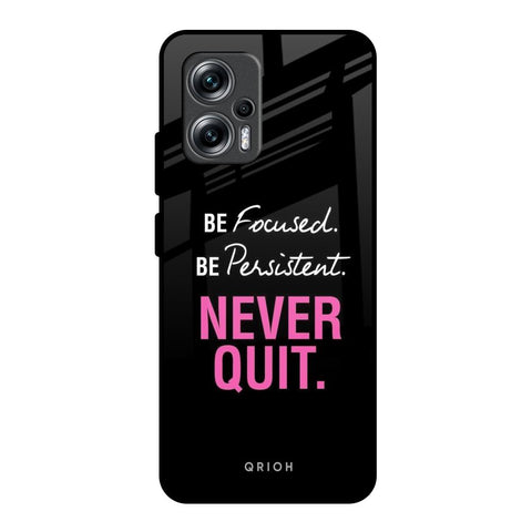 Be Focused Glossy Case for Redmi K50i 5G