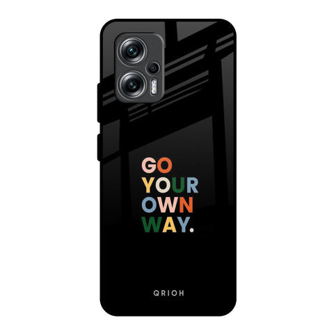 Go Your Own Way Glossy Case for Redmi K50i 5G