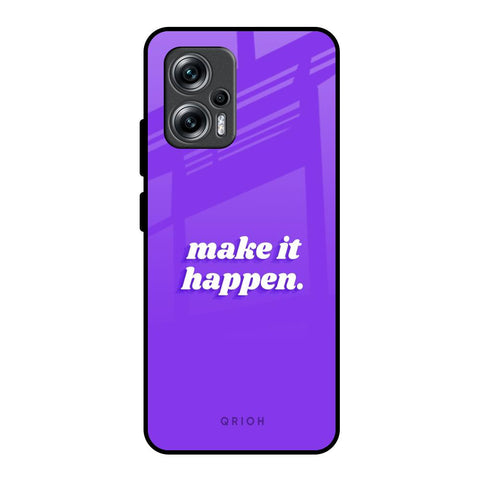 Make it Happen Glossy Case for Redmi K50i 5G
