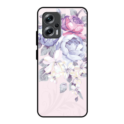 Elegant Floral Glossy Case for Redmi K50i 5G