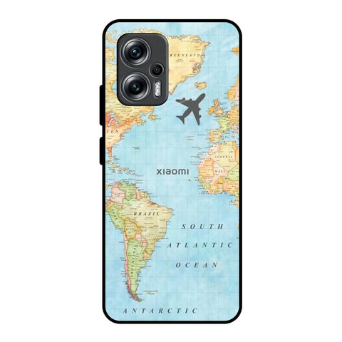Fly Around The World Glossy Case for Redmi K50i 5G