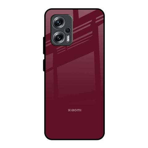 Classic Burgundy Glossy Case for Redmi K50i 5G