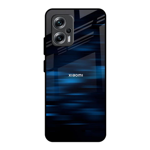 Blue Rough Abstract Glossy Case for Redmi K50i 5G