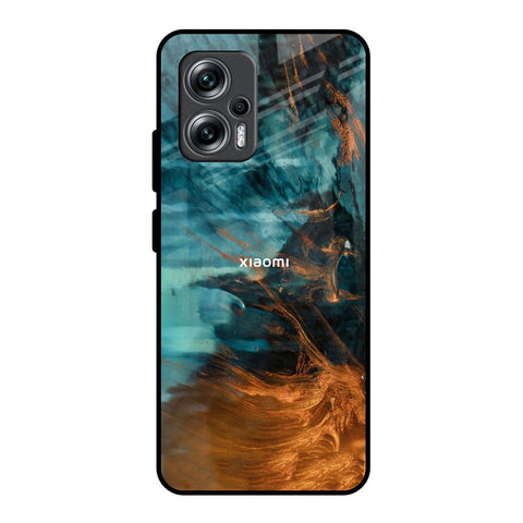 Golden Splash Glossy Case for Redmi K50i 5G