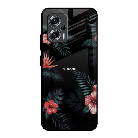 Tropical Art Flower Glossy Case for Redmi K50i 5G