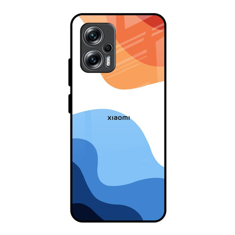 Wavy Color Pattern Glossy Case for Redmi K50i 5G