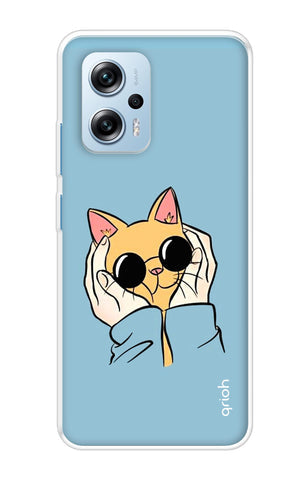 Attitude Cat Soft Cover for Redmi K50i 5G
