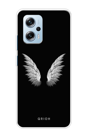 White Angel Wings Soft Cover for Redmi K50i 5G