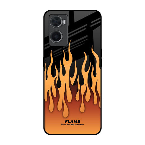 Fire Flame Glossy Case for Oppo A36